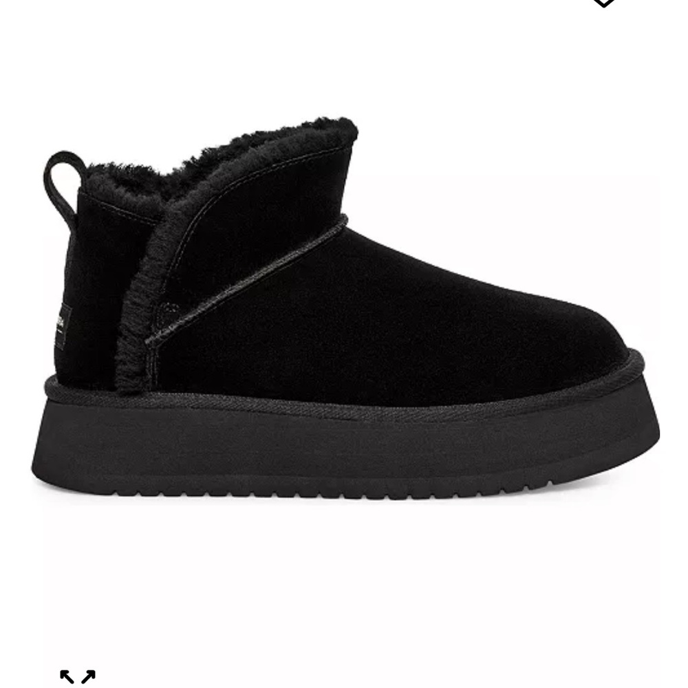 Koolaburra by Ugg Black Women's Mini Wedge Boots
